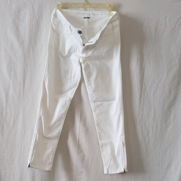 American Eagle White Stretch Jeggings Size 4 - NWOT - Picture 1 of 5